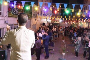 لحظات پایانی مراسم