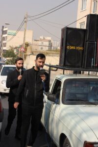 مداح های دسته عزاداری