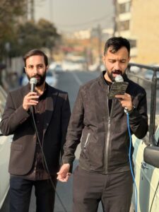 مداح های دسته عزاداری